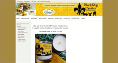 Desktop Screenshot of blackdogcandles.com